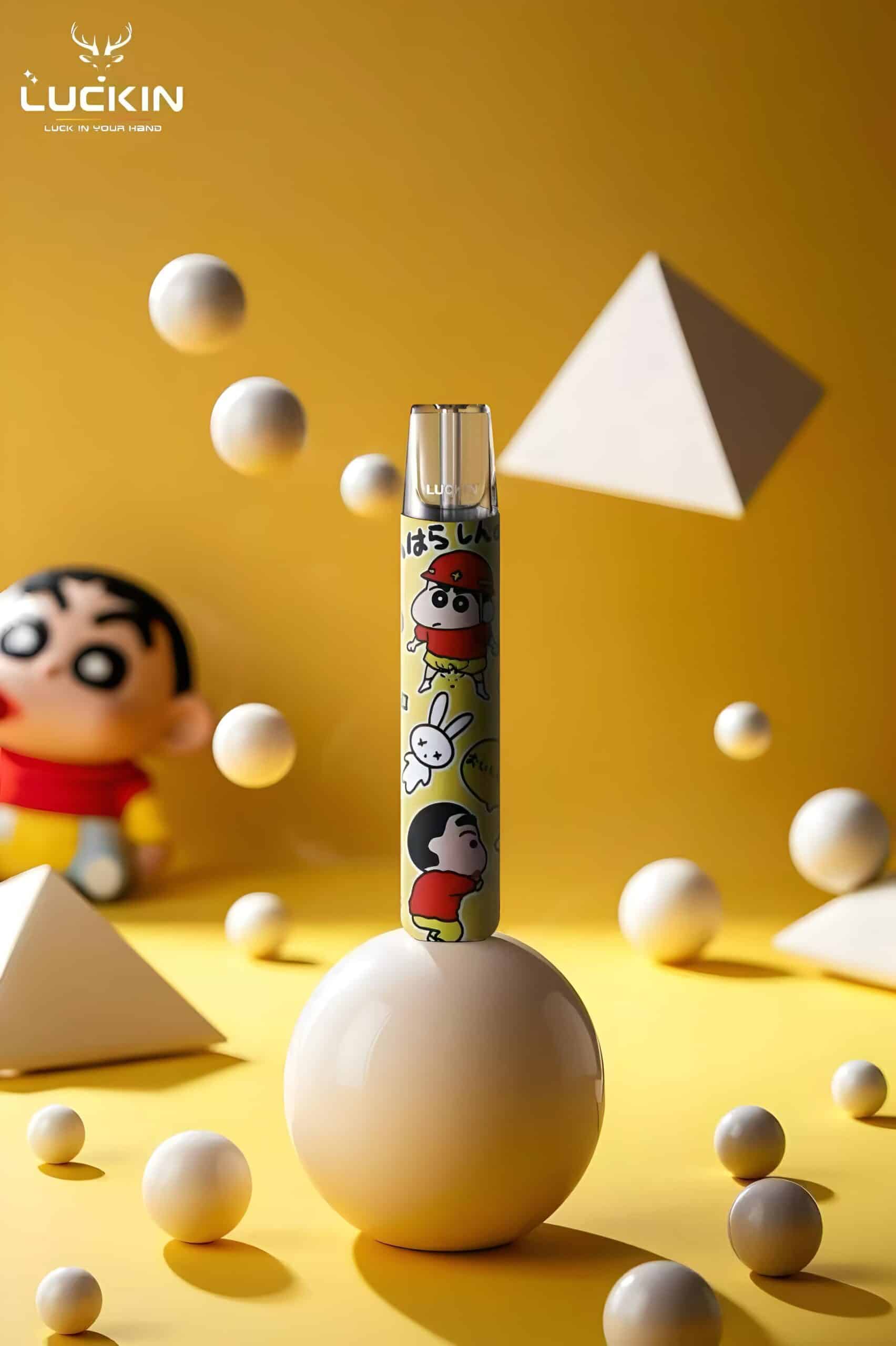 LUCKIN幸運一代電子煙主機 — 潮流設計×強勁體驗丨蠟筆小新、哪吒、史迪仔限量版震撼登場！ - 電子煙潮流商城